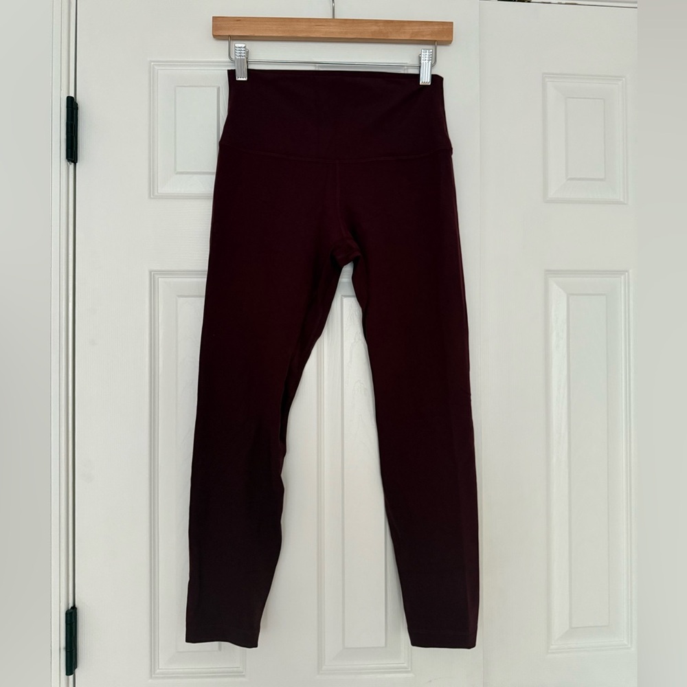 NWOT Lululemon Align High-Rise Pant 25"
Garnet Red Size 8 - Picture 4 of 6